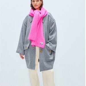 American Vintage Vitow Pink Melange Scarf